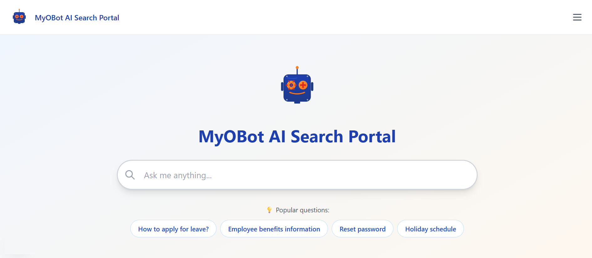 AI Search Portal