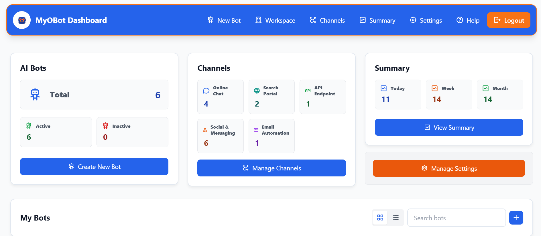 Dashboard Screenshot 1