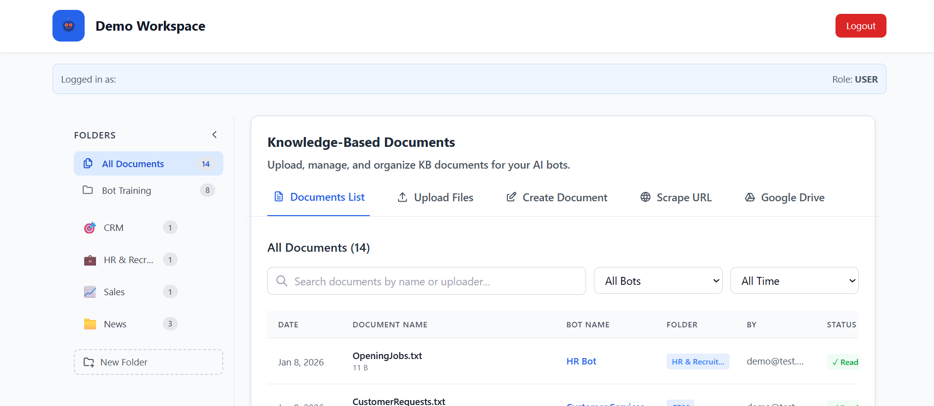 Workspace Screenshot 1